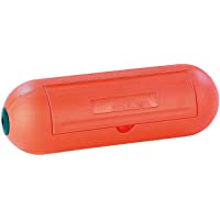 Electraline 360000000 Caja de Protección para Enchufes y Conexiones En Jardín Ip44- Naranja- Única
